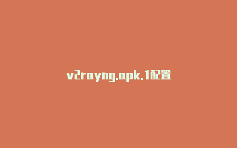v2rayng.apk.1配置