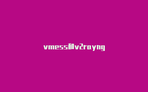 vmess和v2rayng-v2rayng