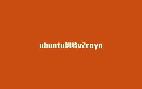 ubuntu代理加速v2rayn