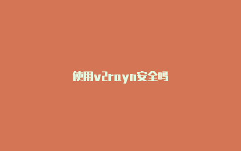 使用v2rayn安全吗