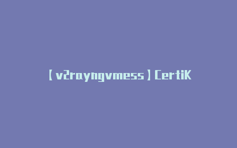 【v2rayngvmess】CertiK链测试网Beta版本正式发布-v2rayng
